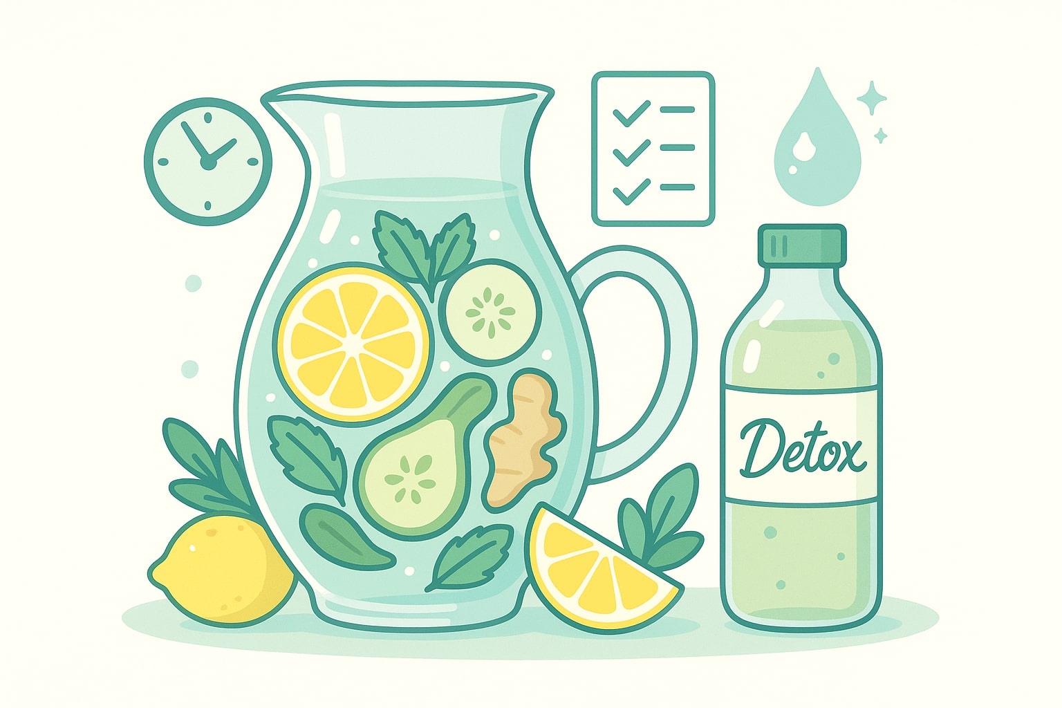 Detoks Suyu Nedir? Diyetisyenden Detoks Tarifleri ve Faydalar