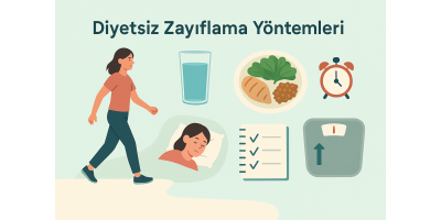 Diyet Yapmadan Kilo Vermek ve Diyetsiz Zayıflama Yöntemleri