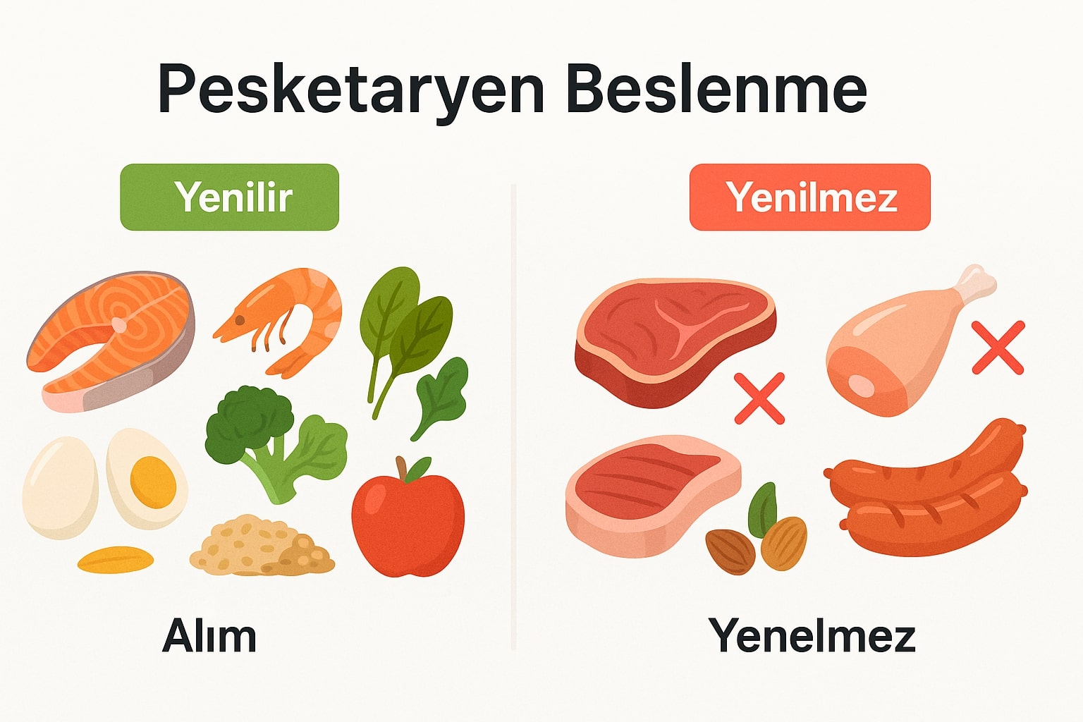 Pesketaryen Beslenme Nedir? Ne Yenir, Ne Yenilmez?