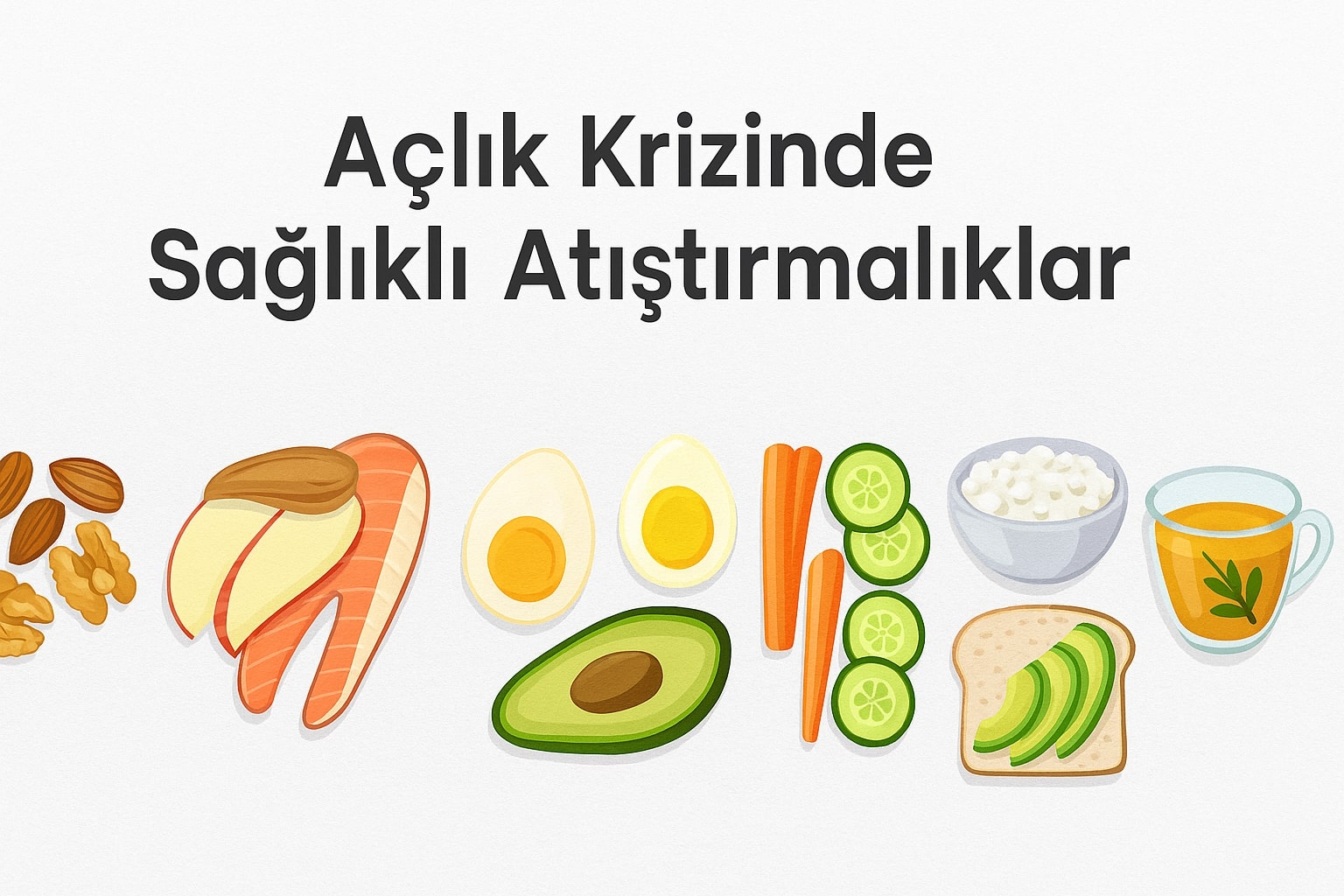 Açlık Krizine Karşı En İyi Sağlıklı Diyet Atıştırmalıklar!